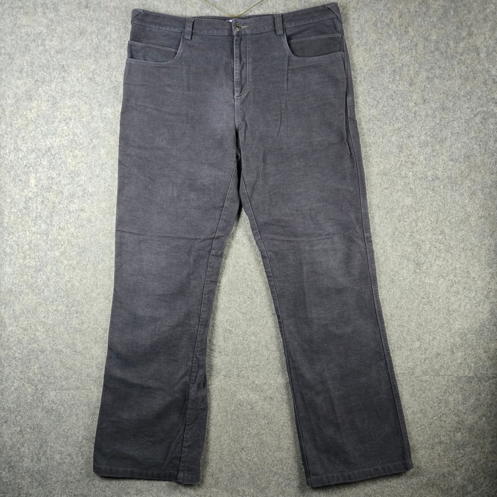Ibex O Moleskin Organic Cotton Pants Mens 36 Gray Straight Leg Outdoor Hiking